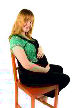 beautiful pregnant woman photo