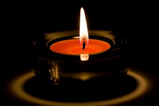 candle flaming close up photo