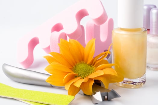 pedicure beauty set photo