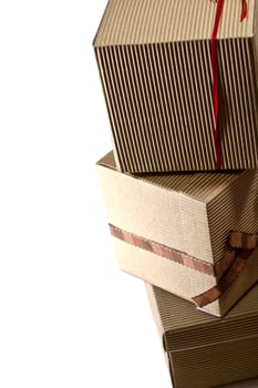 stack of cardboard boxes photo
