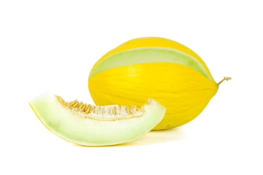 fresh yellow melon photo