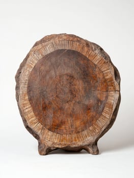 Detailed cross section of a tree trunk photo