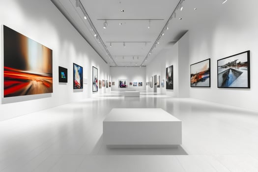 Explore a contemporary art gallery with a vibrant collection, engaging artist profiles, and a userfriendly booking system for an innovative and memorable experience in modern artistry photo