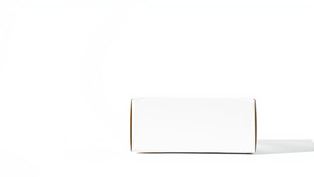 white box on a white background photo