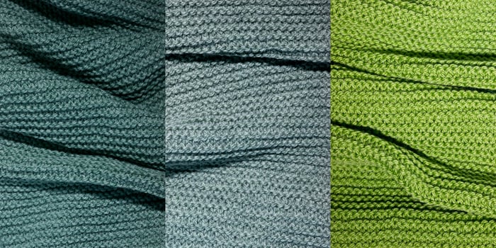 Knitted textures background photo