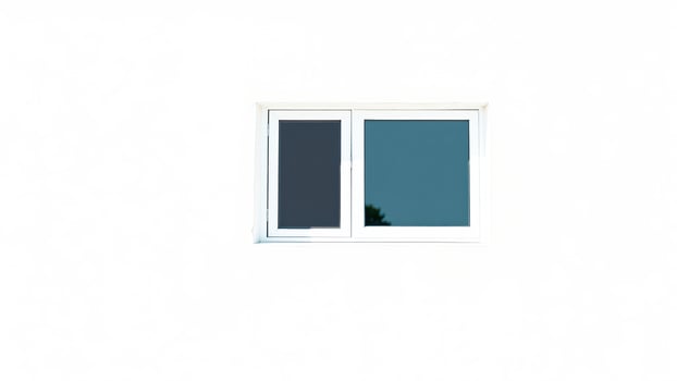 white window a white wall photo