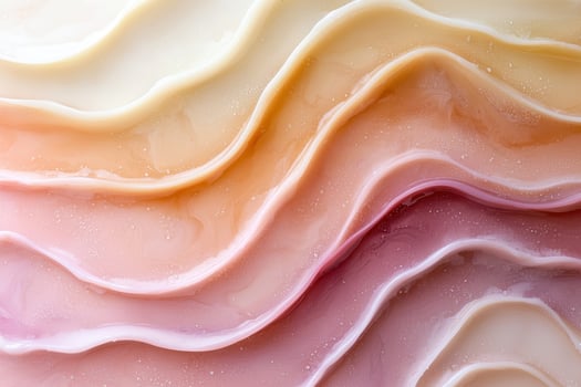 Swirling Pastel Waves of Color photo