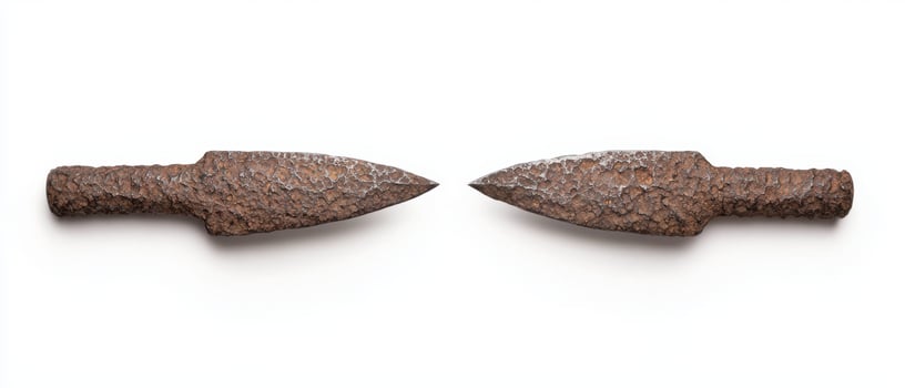 Unique handmade stone knives photo