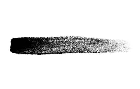 brush stroke isolated on white background photo