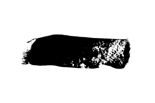 brush stroke isolated on white background photo