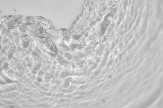 Abstract white transparent water shadow surface texture natural ripple background photo