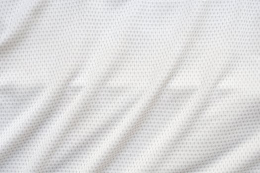White sports clothing fabric football shirt jersey texture abstract background photo