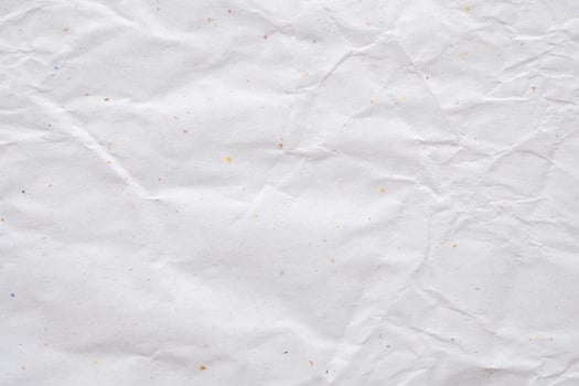 white crumpled and creased recycle paper texture background photo