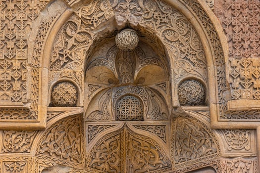 Carved stone decorations of Great Mosque of Divrigi aka Divrigi Ulucamii photo