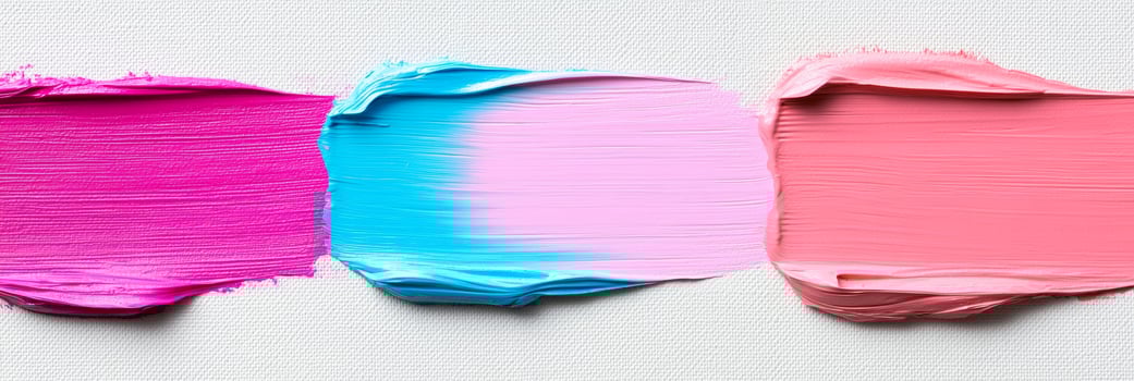 Artistic splashes of vibrant paint showcasing a rainbow of colors and dynamic textures on a canvas surface photo