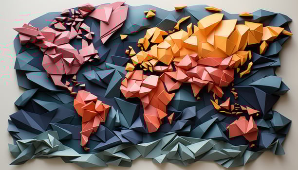 World map - abstract background photo