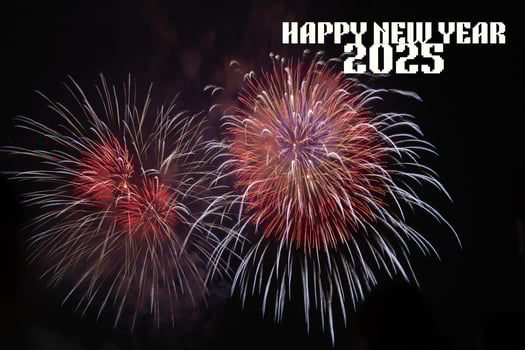 Joyful Happy New Year 2025 photo