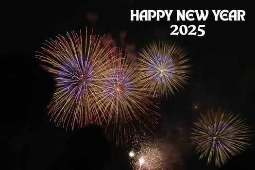 Joyful Happy New Year 2025 photo