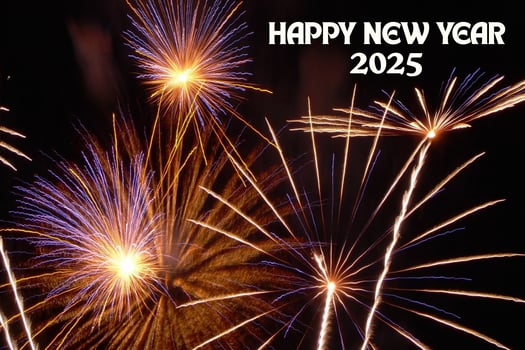 Joyful Happy New Year 2025 photo