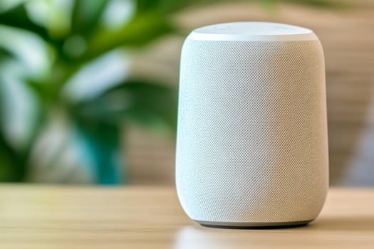 AI-driven smart home interface showcasing seamless control of lighting, temperature, and security features photo