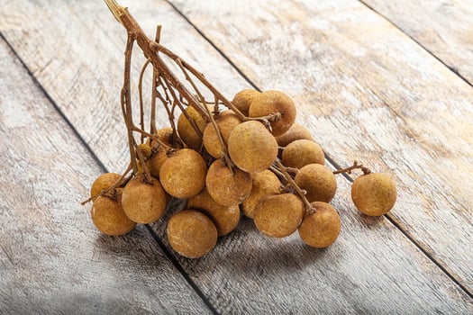 Ripe sweet tropical Longan fruit photo