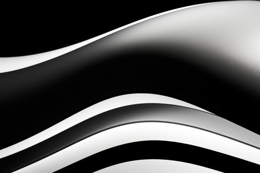 abstract black and white curves photo
