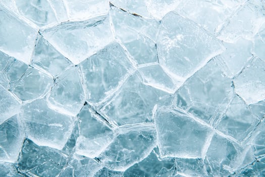 Shattered ice texture background photo