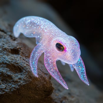 Glittering Underwater Creature photo