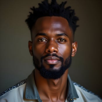 Portrait of African handsome man photo
