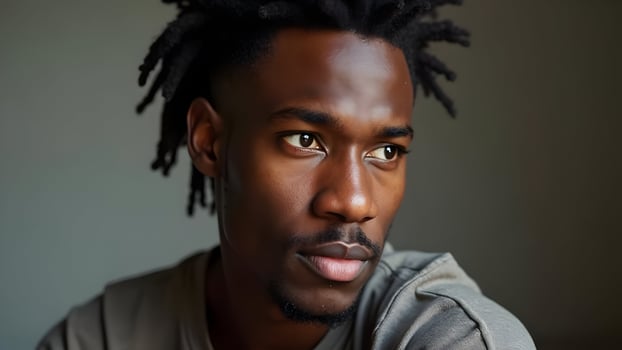 Portrait of African handsome man photo