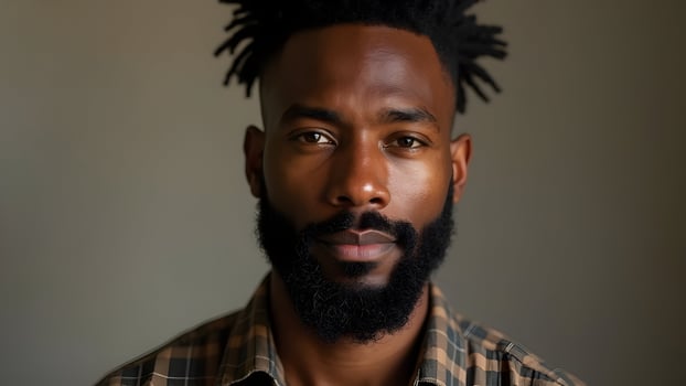 Portrait of African handsome man photo