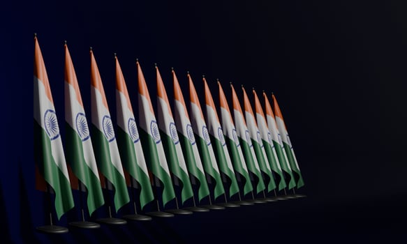 Republic indian flag country nationa copy space 15 january 26 august 1949 year 2025 rime ashoka chakra holiday event marketing blue background celebration festival commonwealth independence banner photo