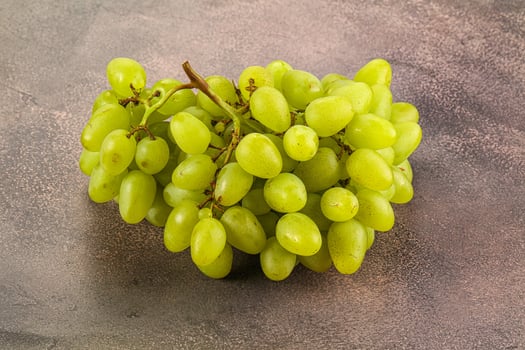 Green juicy sweet ripe Grape bunch photo