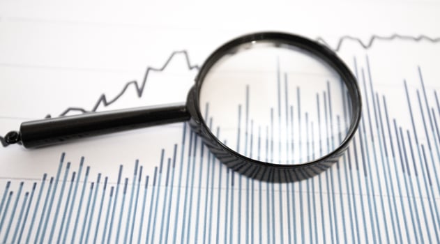 financial reports, analysis and accounting, set of tables and graphs, various items for bookkeeping photo