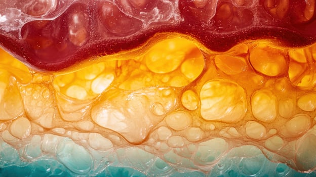 Colorful abstract honey comb pattern photo