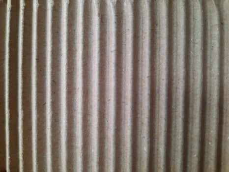 closeup of corrugated cardboard photo