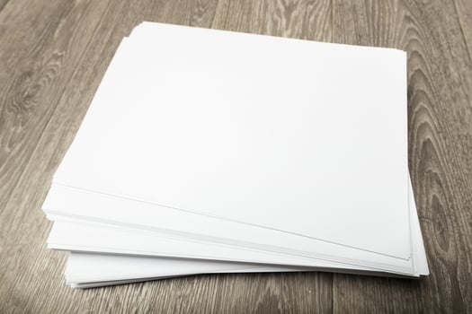 Blank poster on wood to replace your design photo