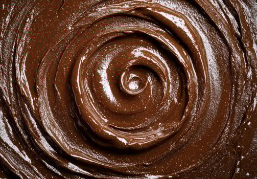 Smooth and creamy chocolate swirl photo