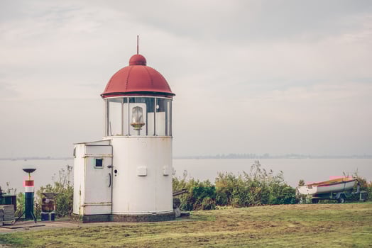 Small lighthouse background photo