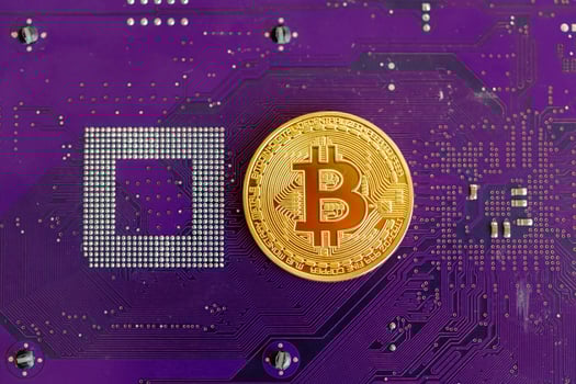 Photo Golden Bitcoin