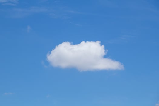 Blue sky background with tiny clouds, Nature cloud blue sky background, Blue Sky with Fluffy White Clouds on a Sunny Summer Day photo