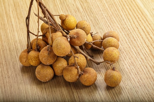Ripe sweet tropical Longan fruit photo