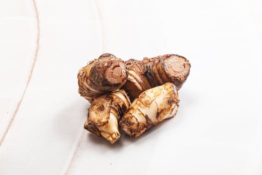 Natural organic raw ginger root photo