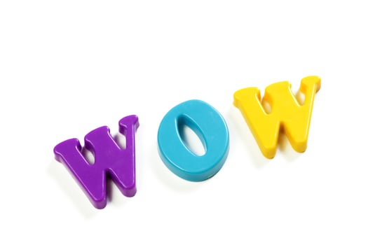 colorful toy alphabet letters photo
