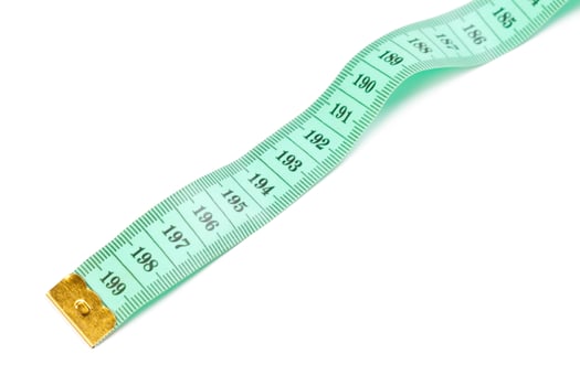 Measure tape isolated on white photo