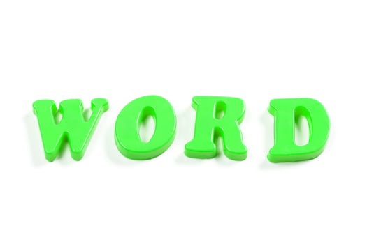 colorful toy alphabet letters photo