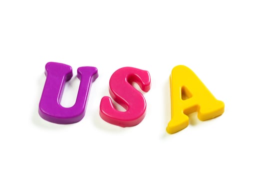 colorful toy alphabet letters photo