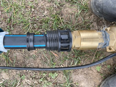 Fittings for efficient borehole water supply installation photo