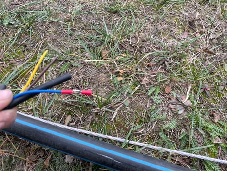 Electrical wiring installation elements and components photo