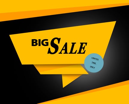 sale sign background photo